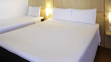 Standard Room, Multiple Beds | In-room safe, desk, free WiFi, bed sheets
