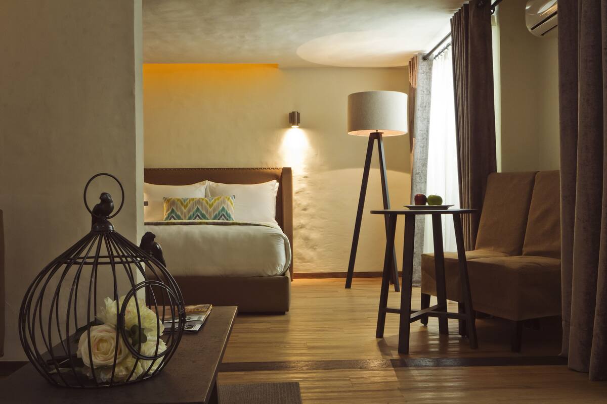 1 slaapkamer, lakens van Egyptisch katoen, luxe beddengoed, donsdekens