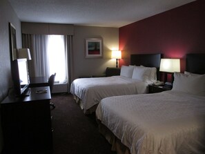 Room, 2 Queen Beds, Non Smoking | In-room safe, desk, blackout drapes, soundproofing