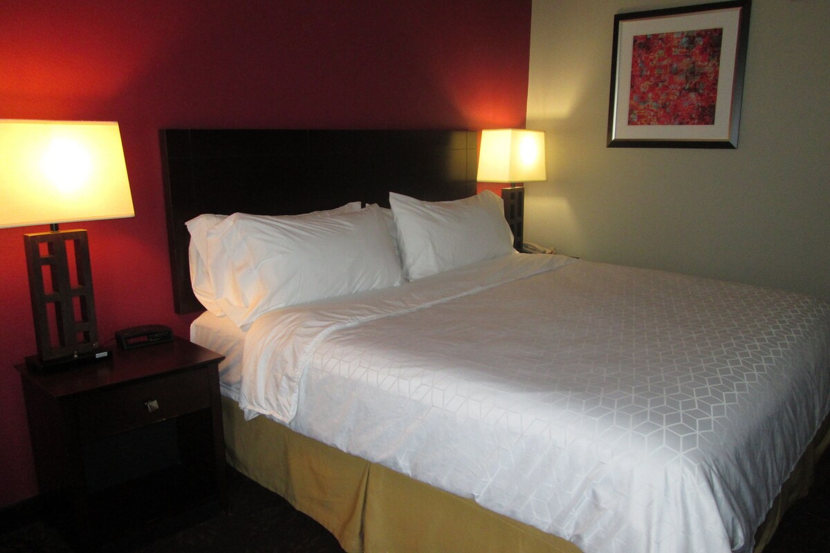 Room, 1 King Bed, Accessible, Non Smoking (Hearing/Mobility, Accessible Tub) | In-room safe, desk, blackout drapes, soundproofing