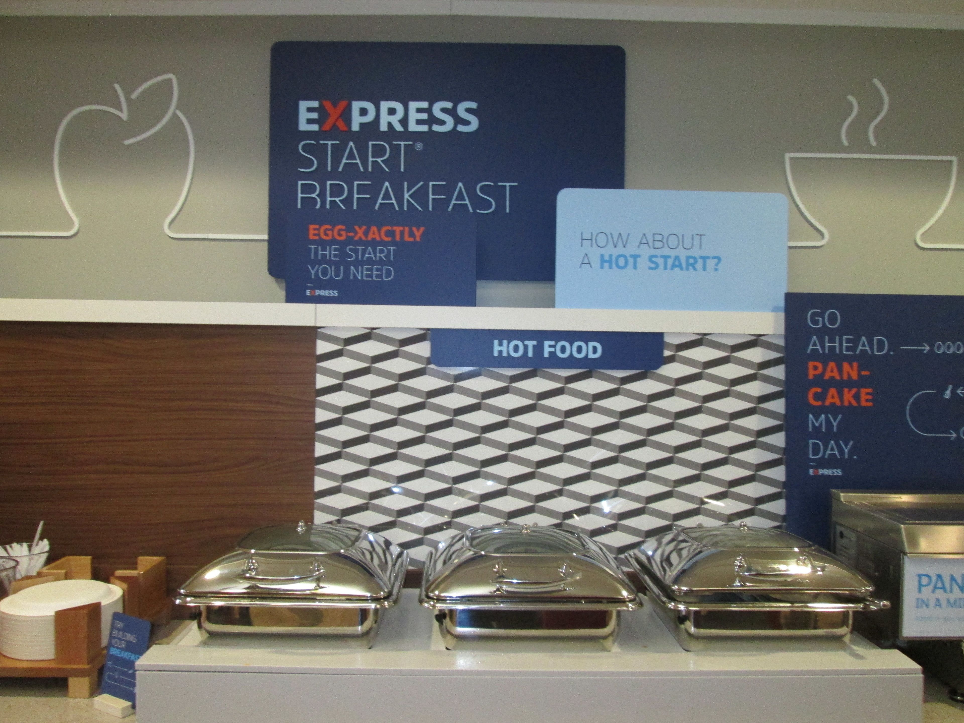 Free buffet breakfast 