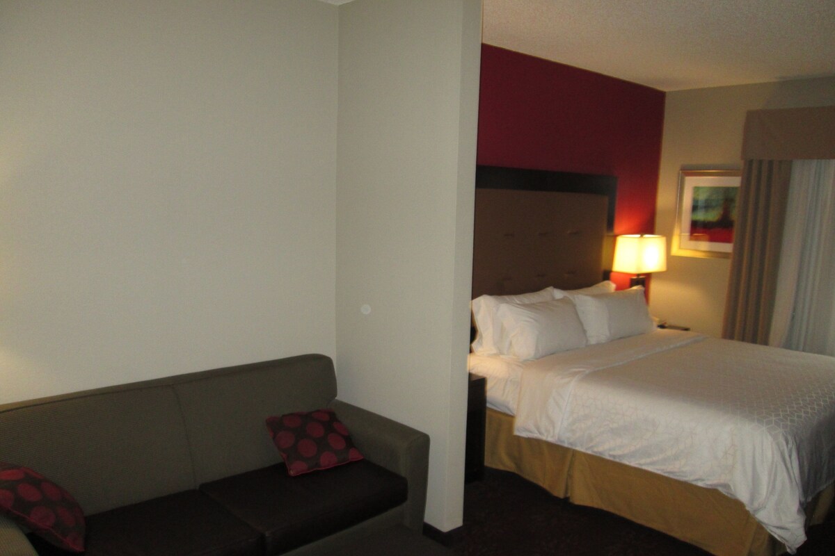 Suite, 1 King Bed, Non Smoking | In-room safe, desk, blackout drapes, soundproofing