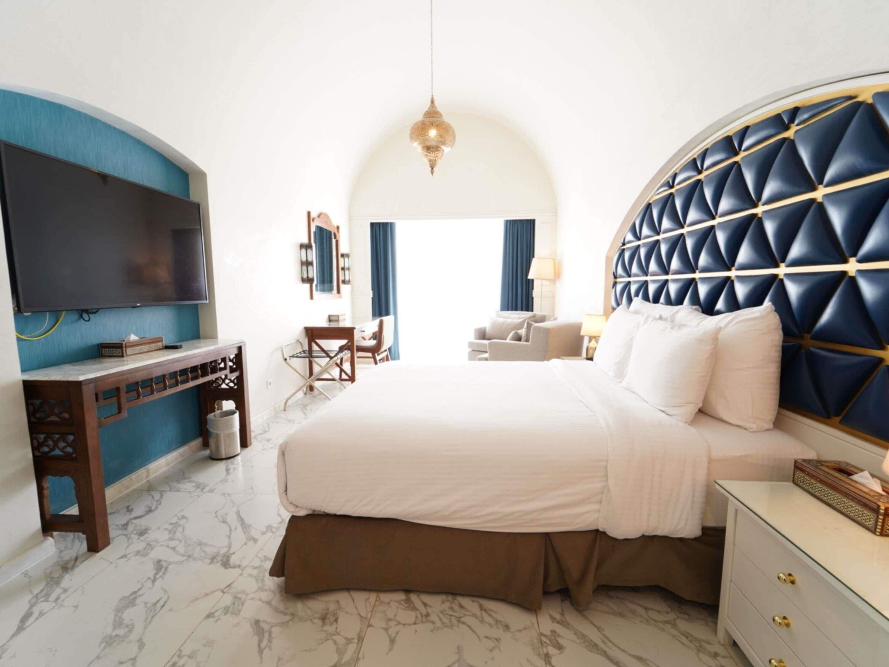 Phòng Suite Executive, nhiều giường, quang cảnh biển | Bộ đồ giường cao cấp, minibar, két bảo mật tại phòng 