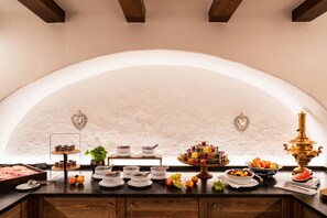 Petit déjeuner buffet compris tous les jours