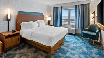 Suite, 1 King Bed, Non Smoking (2 Rooms) | Desk, blackout drapes, iron/ironing board, free cribs/infant beds