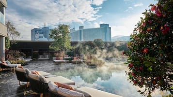 Indoor pool, outdoor pool