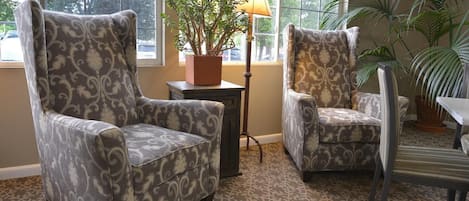 Lobby sitting area