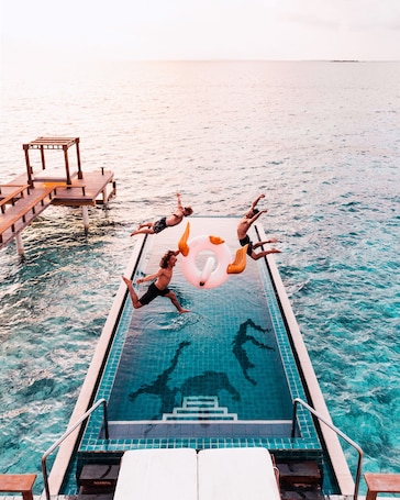 Deluxe InOcean Infinity Pool Villa | 1 bedroom, pillowtop beds, minibar, in-room safe