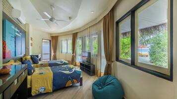 3 Bedroom Beach Villa Private Pool | 1 makuuhuone, pillowtop-patjalliset sängyt, minibaari