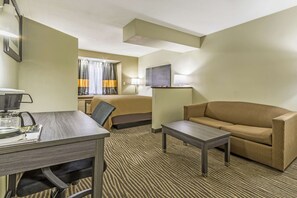 Premium bedding, pillowtop beds, in-room safe, desk