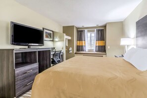 Premium bedding, pillowtop beds, in-room safe, desk