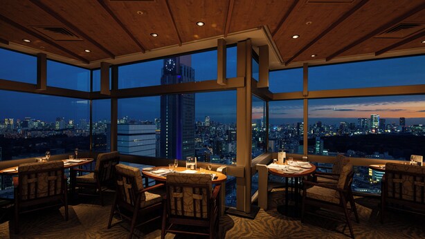 A high-rise hotel room with large windows offering a city view. - Century Southern Tower Hotel (Tokyo)