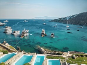 Uitzicht vanuit accommodatie