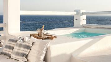 Royal Blu Mansion (Mykonos Royal Villa) with Private Pool | Pemandangan pantai/laut