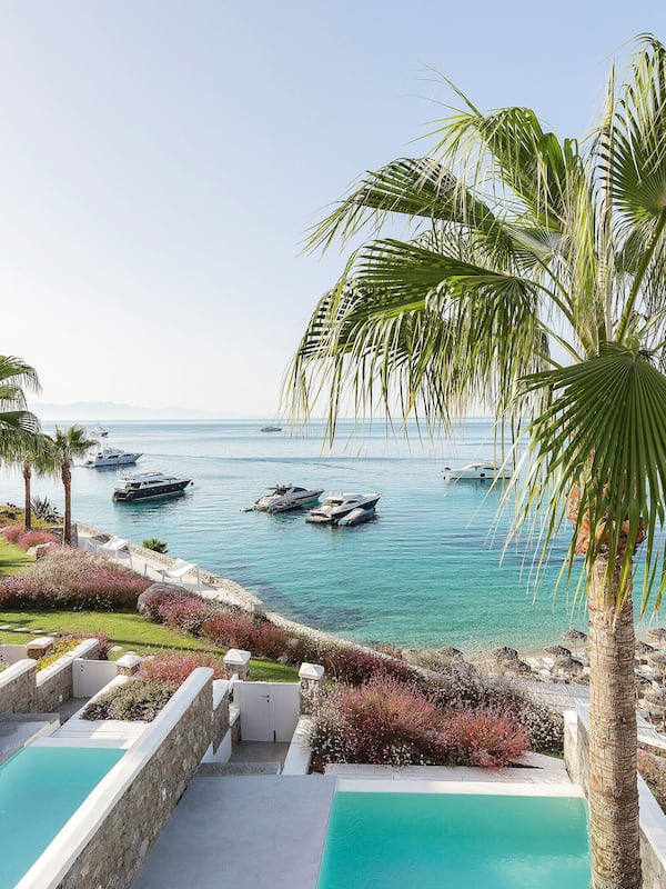 Open Plan Suite with Private Pool | View from room