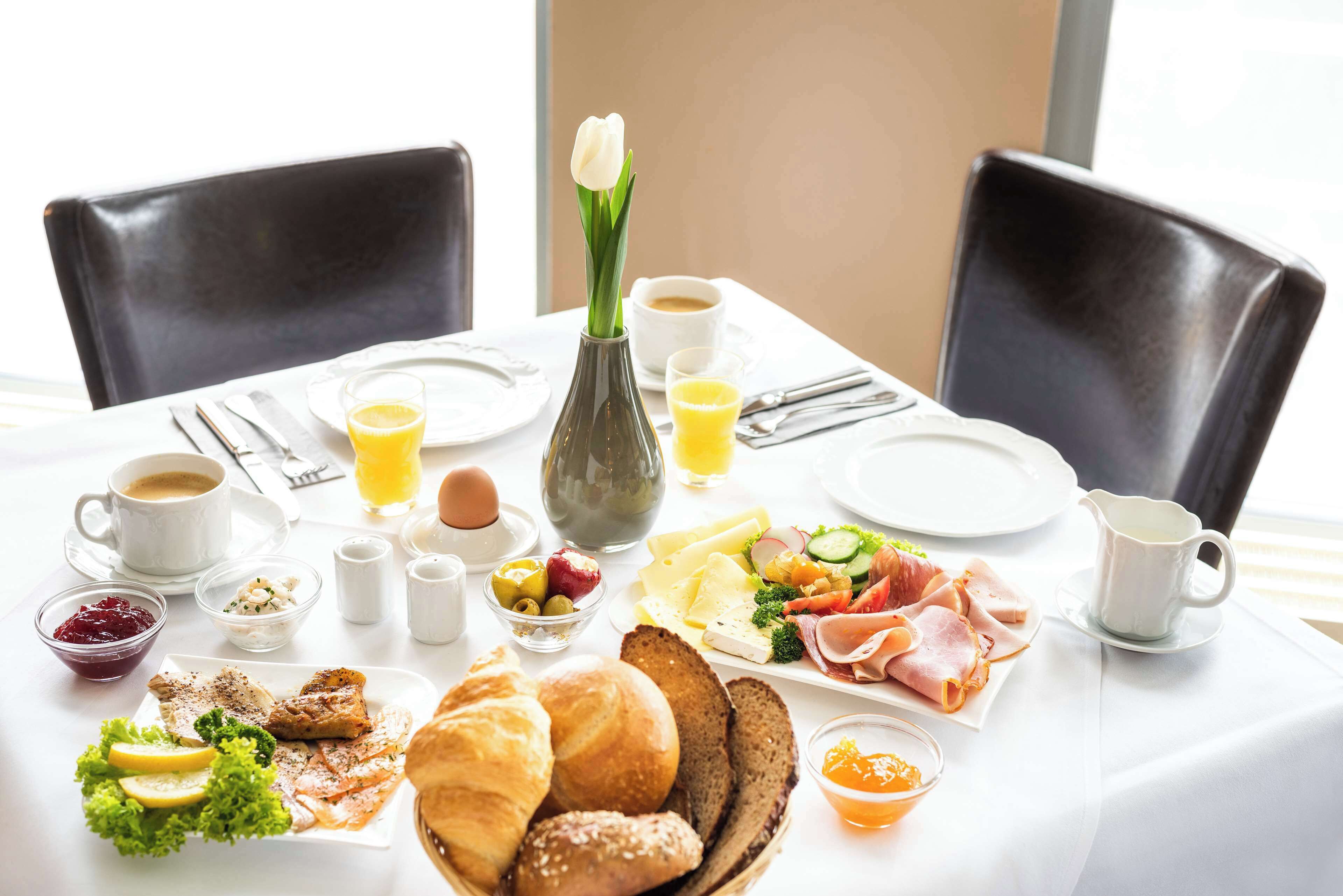 daily buffet breakfast (eur 18.00 per person)