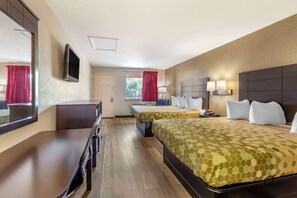 Room, 2 Queen Beds, Accessible, Non Smoking | Desk, blackout drapes, iron/ironing board, free WiFi