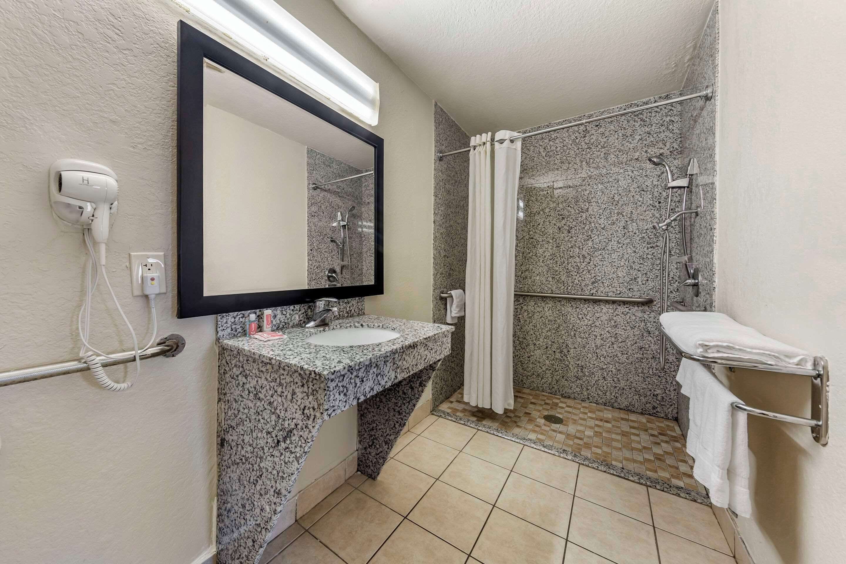 Desk, blackout curtains, iron/ironing board, free WiFi