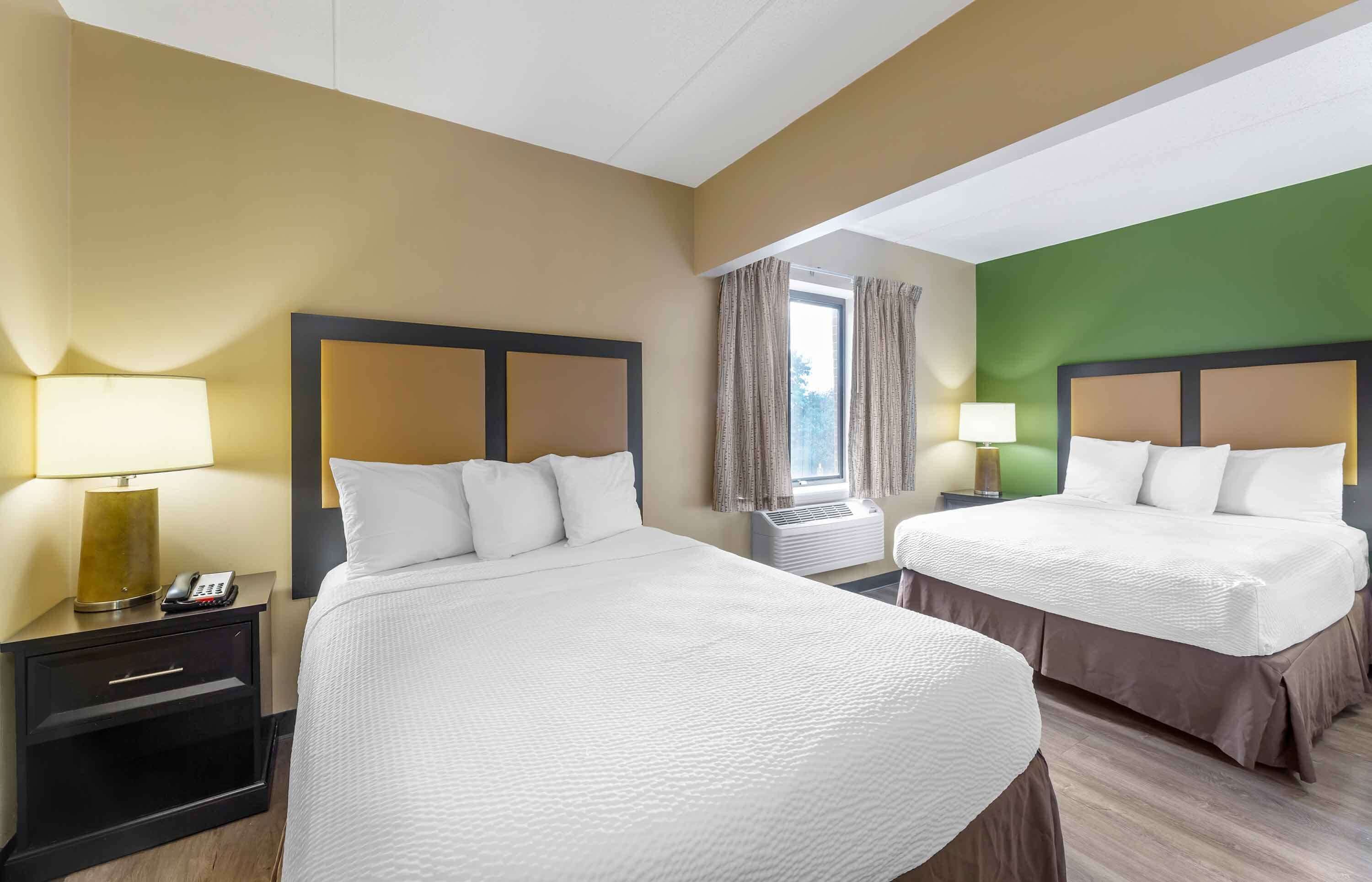 studio, 2 queen beds, non smoking | desk, laptop workspace, blackout curtains, iron/ironing board