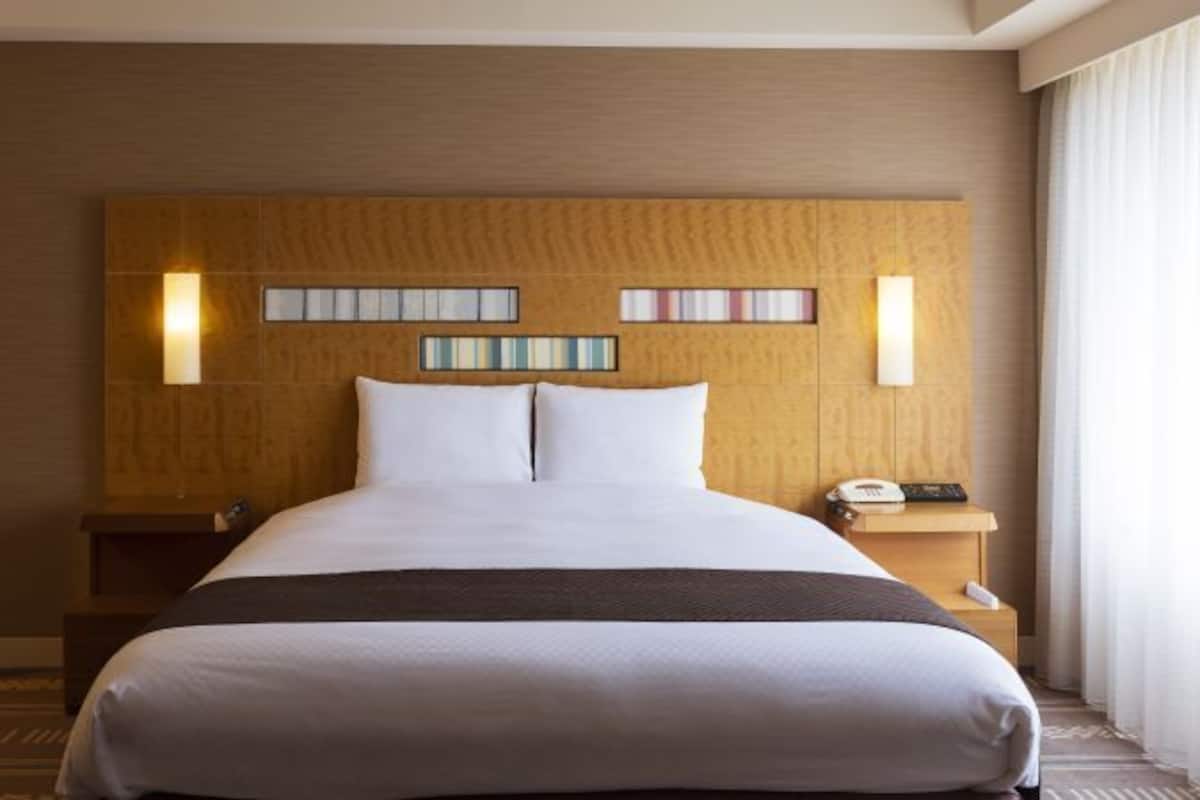 豪華雙人房, 非吸煙房 | 迷你吧、客房內保險箱、書桌、遮光布/窗簾