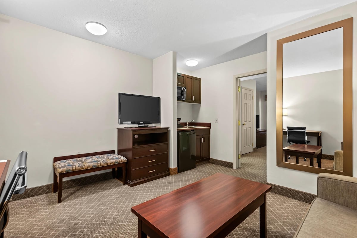 Suite, 1 King Bed with Sofa bed | In-room safe, desk, iron/ironing board, bed sheets