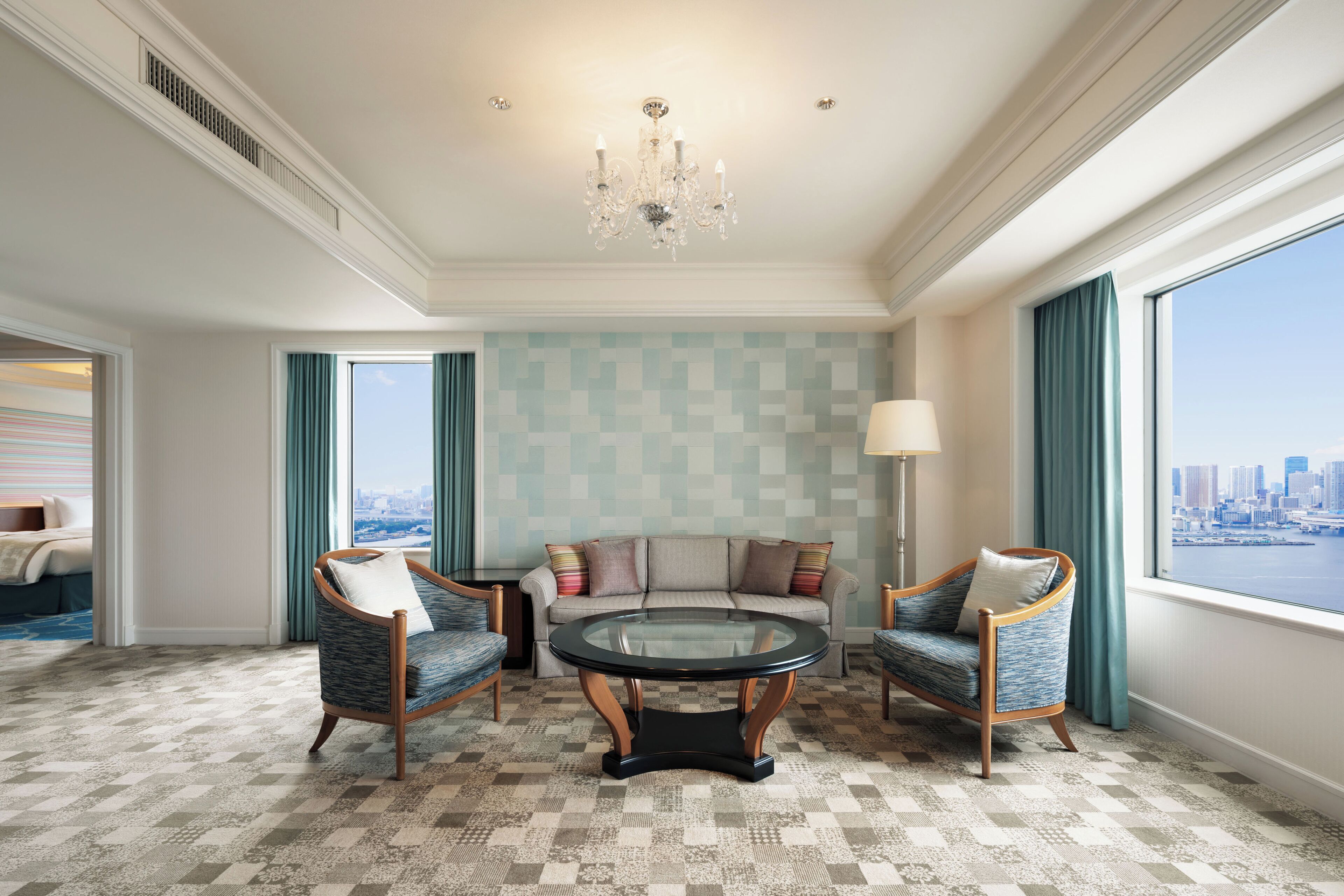 Familien-Suite, Nichtraucher (Executive Lounge Access) | Wohnbereich