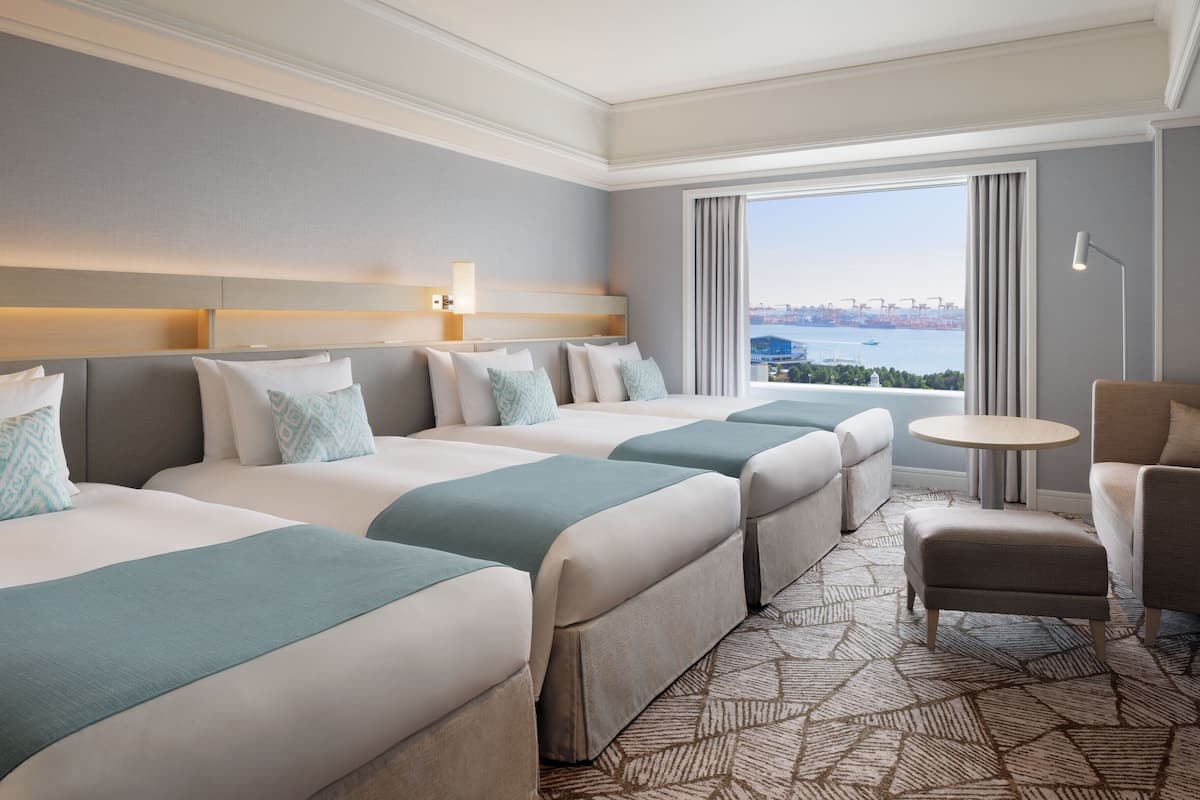 Luxury Quadruple Room, Non Smoking | Down duvets, in-room safe, laptop workspace, blackout curtains
