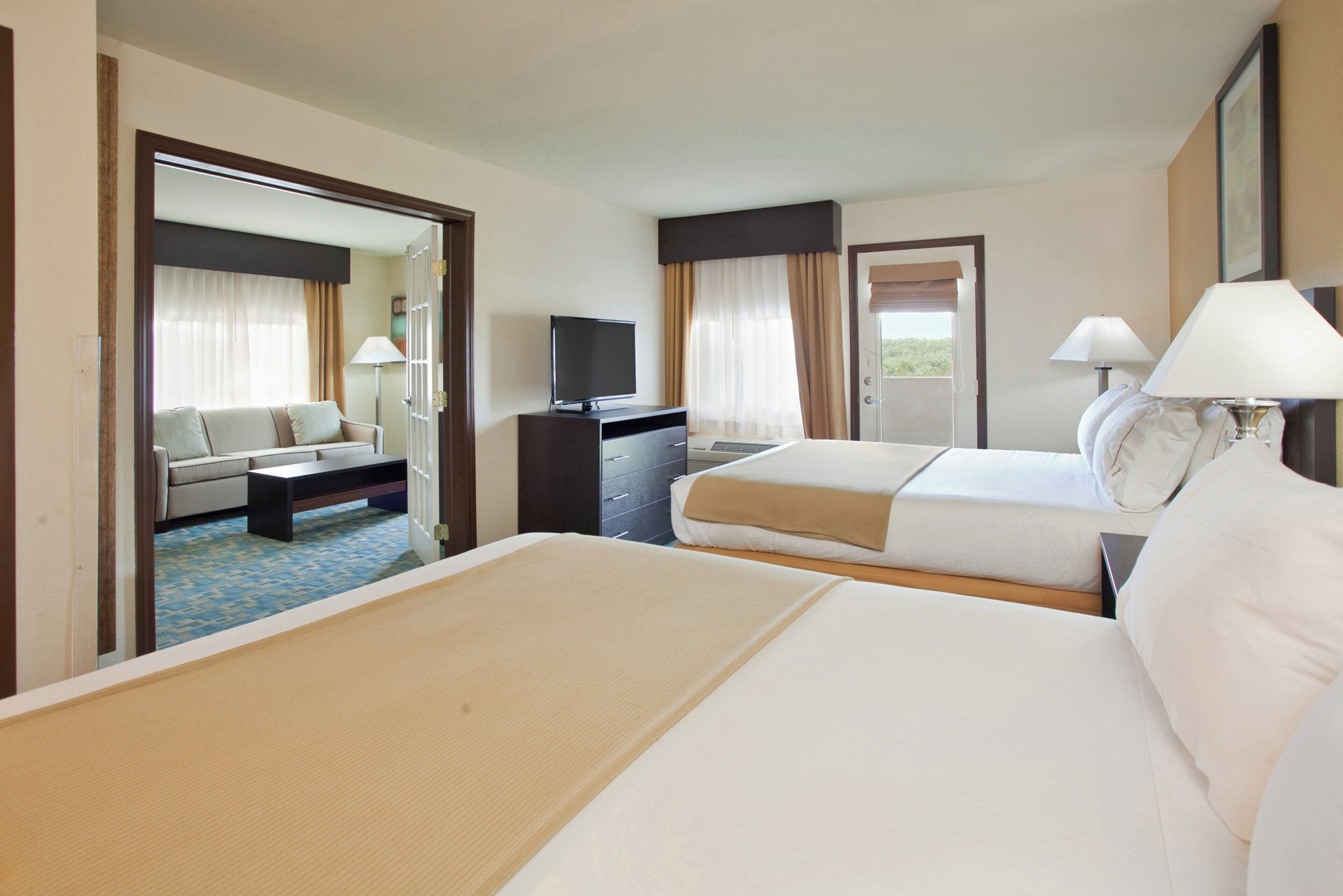In-room safe, desk, laptop workspace, blackout drapes