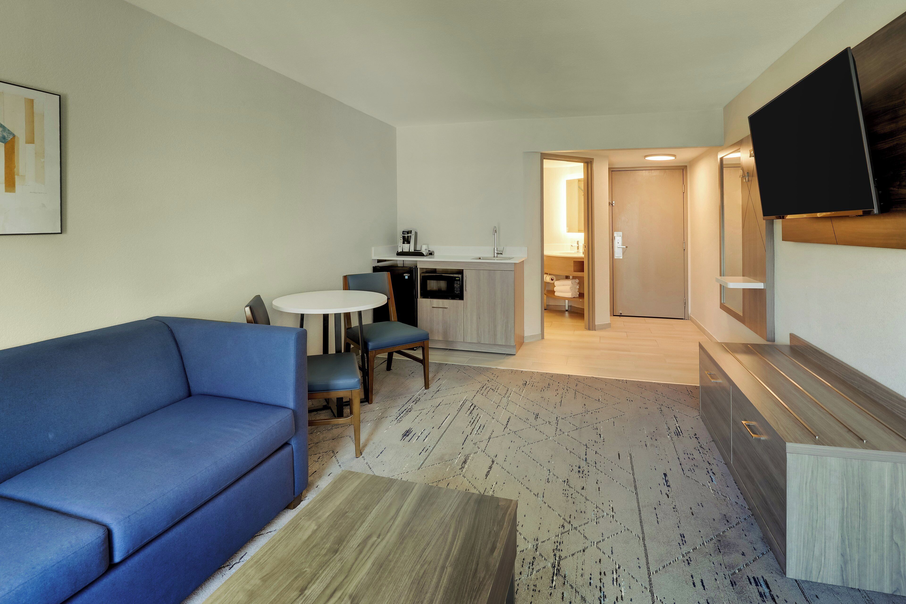 In-room safe, desk, laptop workspace, blackout drapes