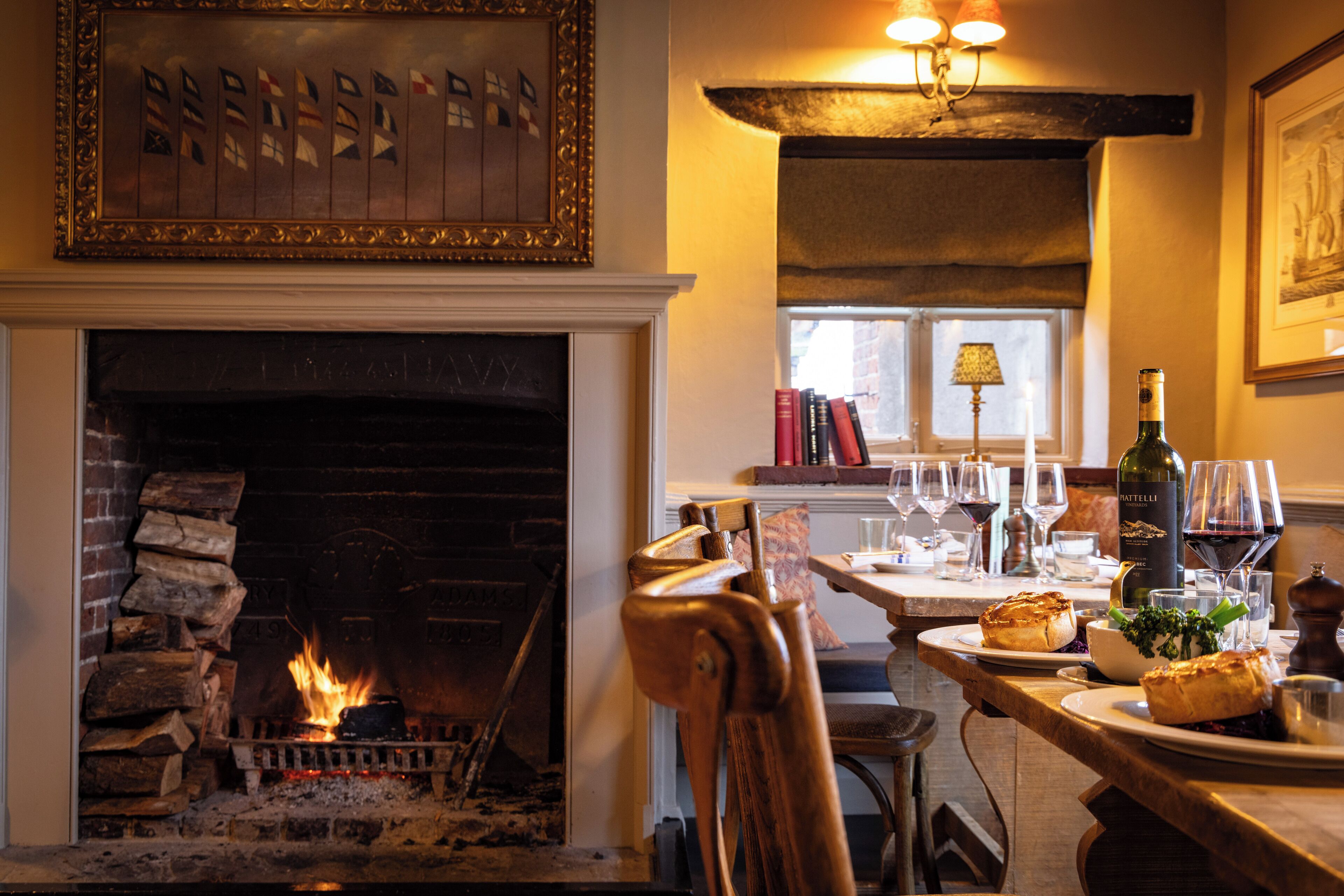 breakfast, lunch, dinner served; garden views