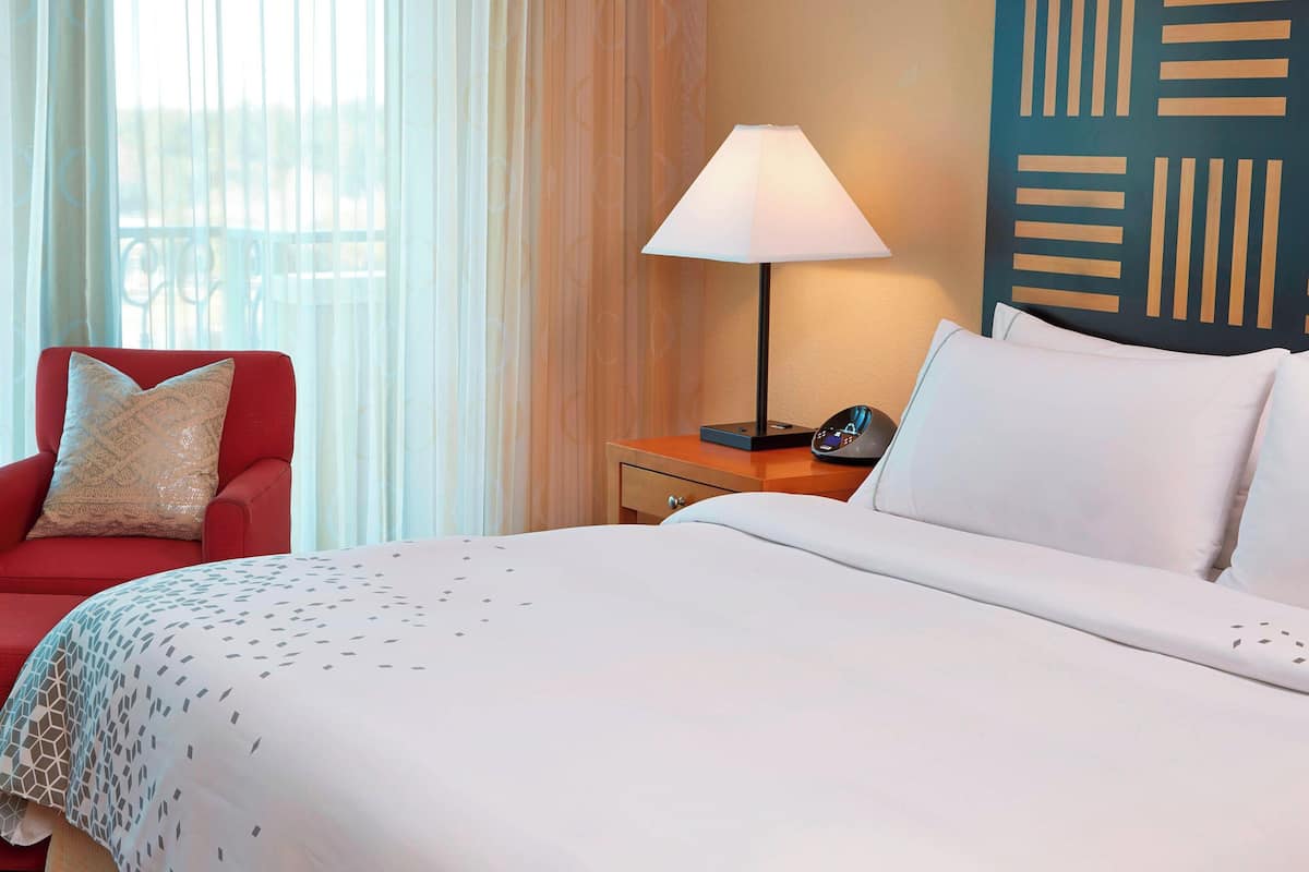 Premium bedding, down comforters, pillowtop beds, minibar