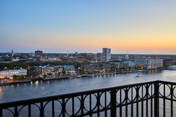 Premium bedding, pillowtop beds, in-room safe, desk at The Westin Savannah Harbor Golf Resort & Spa