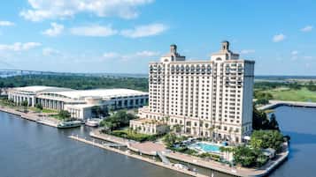 Vue depuis lâhĂ©bergement