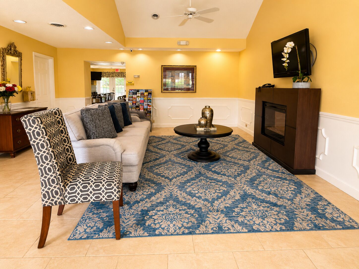 Lobby sitting area