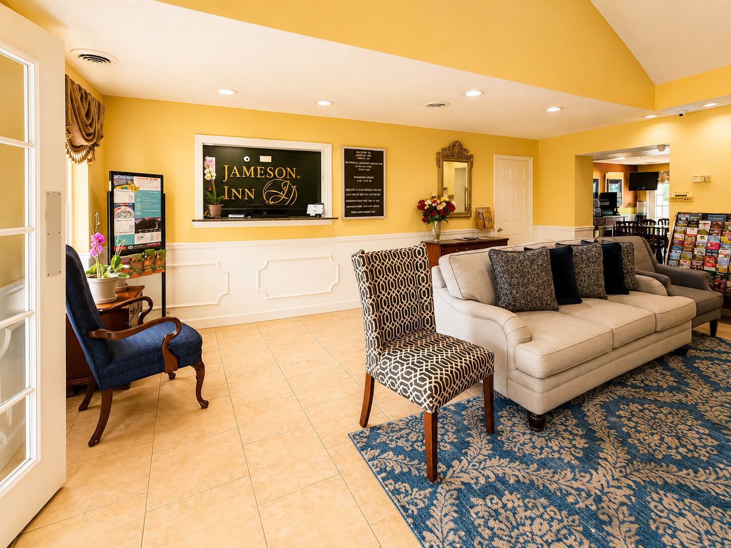 Lobby sitting area