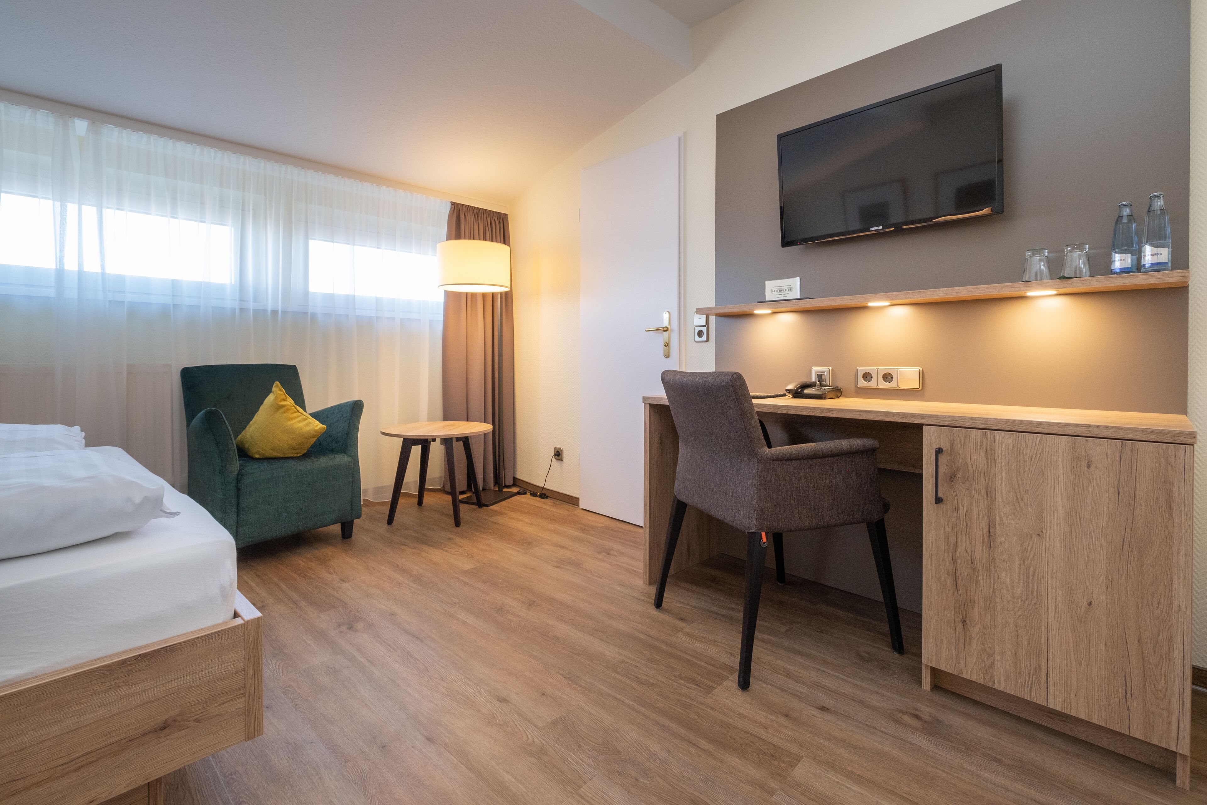 comfort double room single use | 1 bedroom, hypo-allergenic bedding, in-room safe, desk