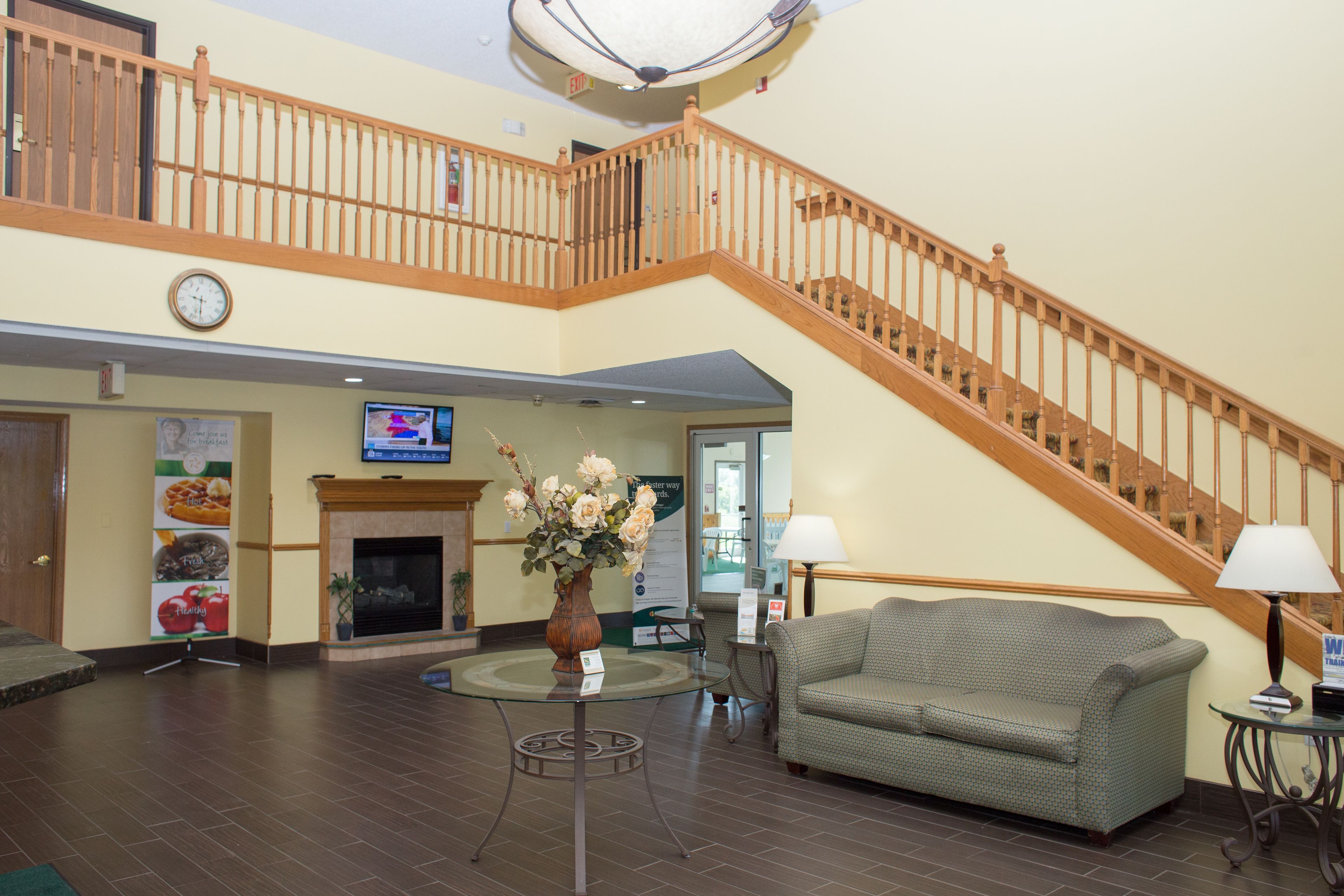 Lobby sitting area