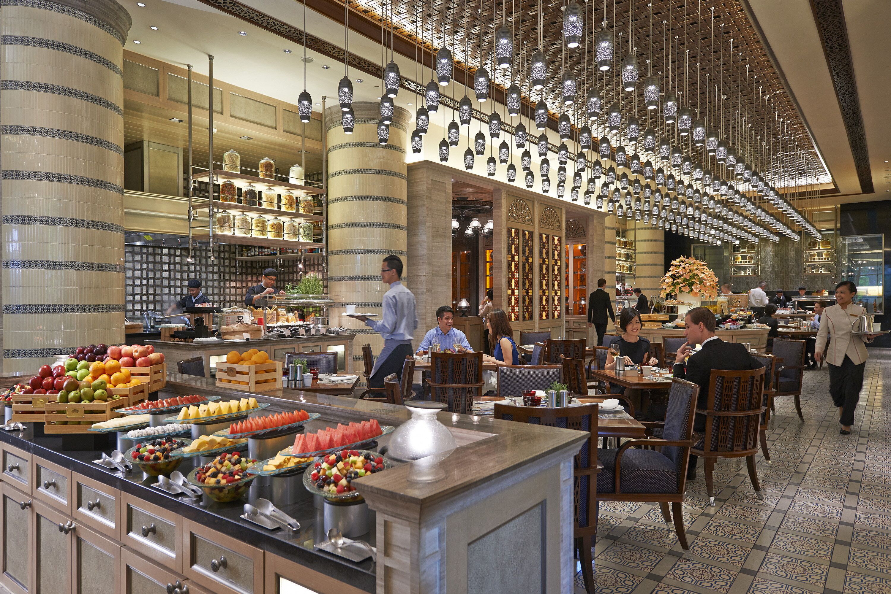 Tägliches Frühstücksbuffet gegen Gebühr