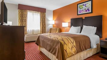 Habitación, 1 cama Queen size, con acceso para personas discapacitadas, para no fumadores | Caja de seguridad en la habitación, escritorio y cortinas blackout