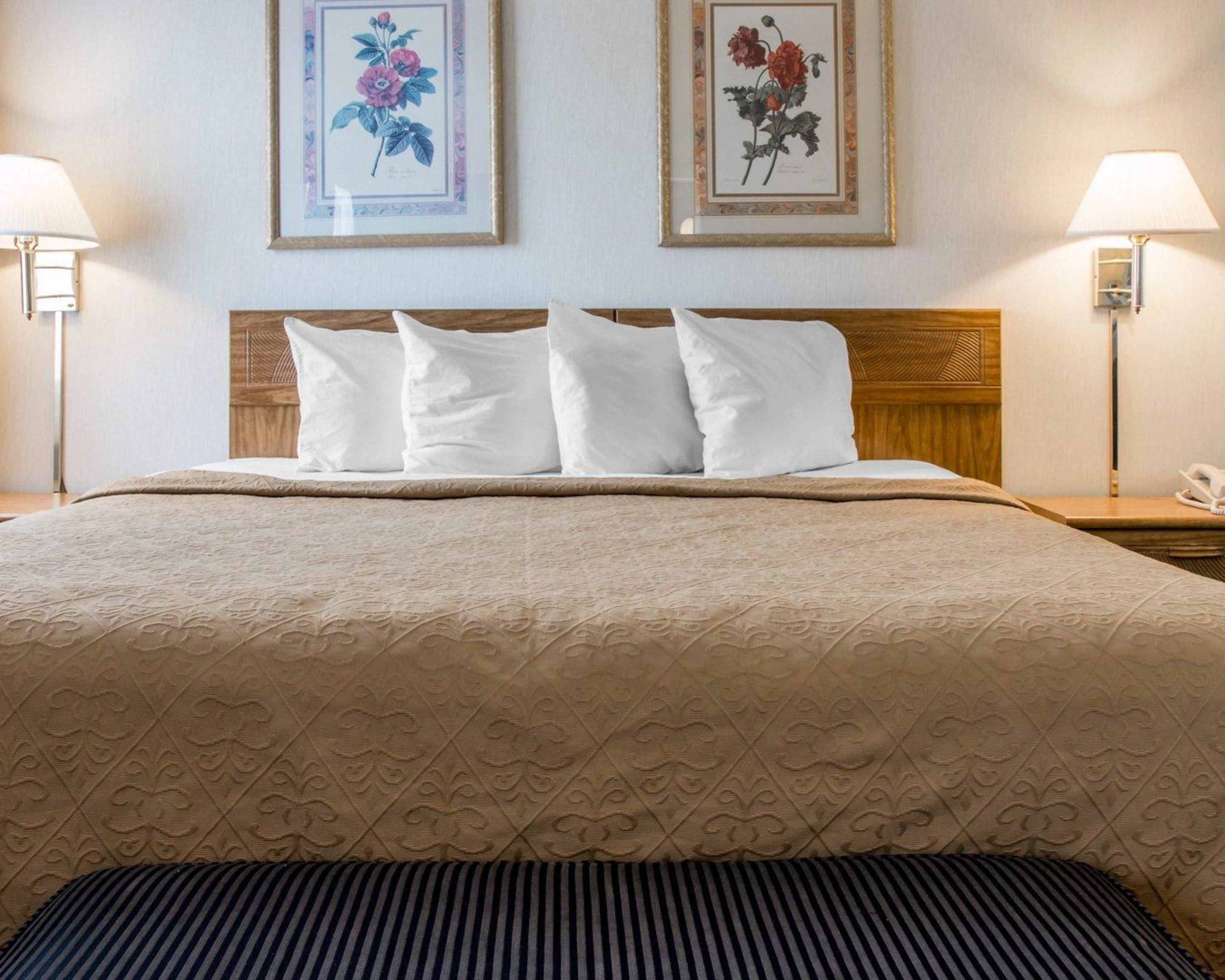 标准房, 1 张特大床, 无烟房 | 办公桌、笔记本电脑工作区、遮光窗帘、熨斗/熨衣板