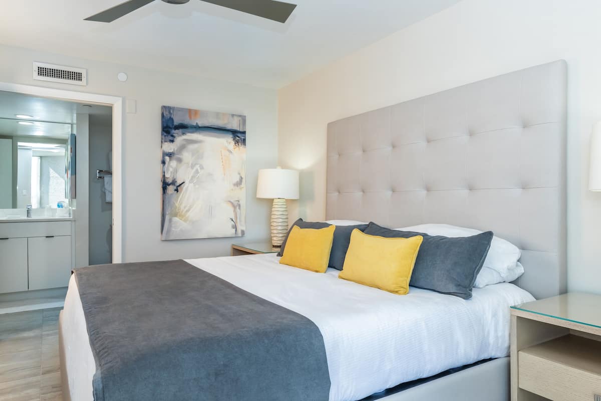 1 bedroom, in-room safe, blackout curtains, iron/ironing board