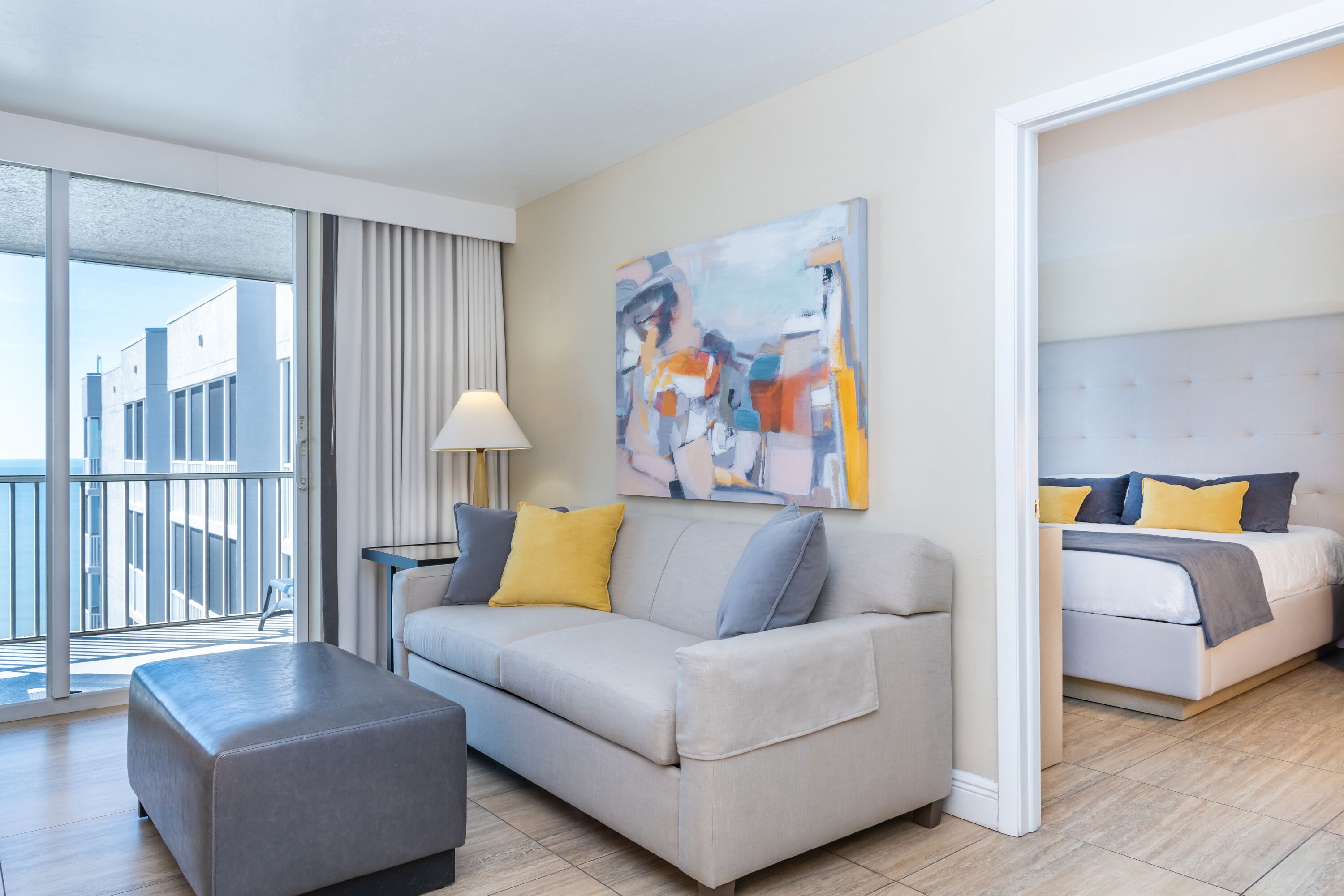 pool view suite | living area | 42-inch flat-screen tv with cable channels, tv, pay films