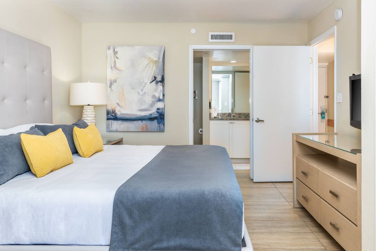 1 bedroom, in-room safe, blackout curtains, iron/ironing board