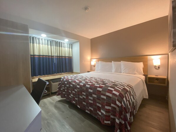 In-room safe, desk, blackout curtains, iron/ironing board