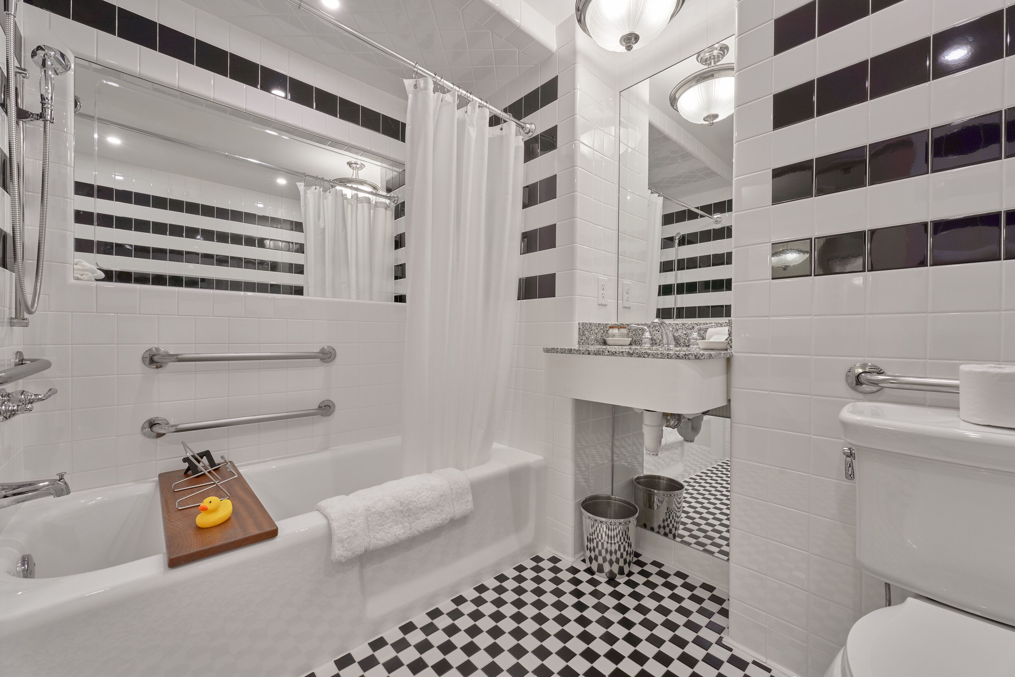 room, 1 queen bed, accessible | bathroom | separate bathtub and shower, deep-soaking bathtub, designer toiletries