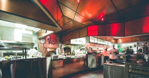 Lunch, dinner, brunch served; Mediterranean cuisine, garden views  - O.Henry Hotel (Greensboro)