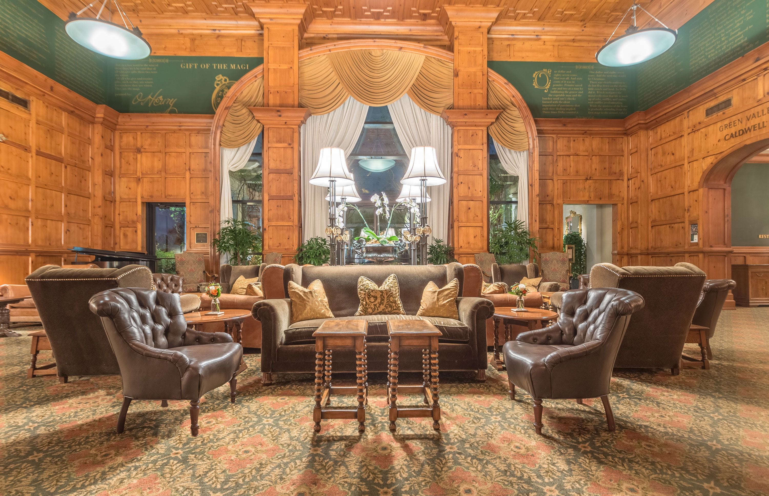 Sala de estar en el lobby