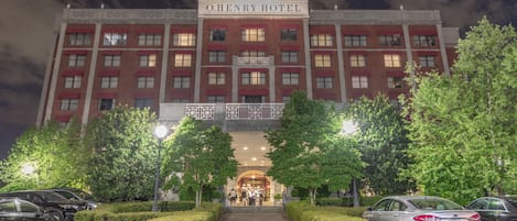 Front of property - evening/night