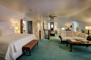 Third Floor Suite, King and Queen, Fireplace | 1 bedroom, premium bedding, individually decorated
