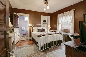 Chambre Deluxe, 1 grand lit (Charleston) | Literie de qualité, décor unique, ameublement unique